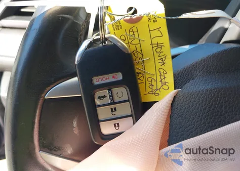 2017 Honda Civic Ex-L z USA, uszkodzony, nr VIN 2HGFC1F76HH657681